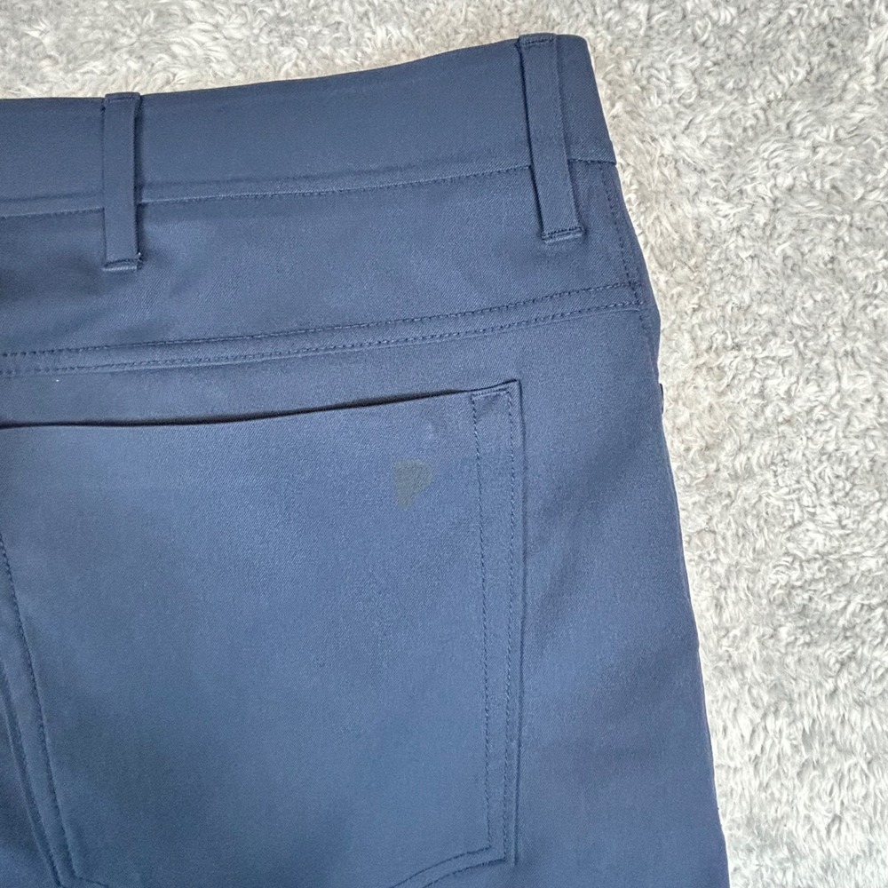 Public Rec All Day Pants Mens 42 34 Navy Blue Straight Leg Casual Golf Chinos - Picture 4 of 9